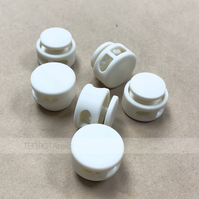 Шайба (Maxi), фиксатор двойной, 30*22мм, отверстие 12мм  (Молочный)