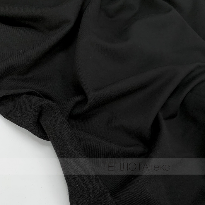 Футер 2х нитка хб петля, Пенье компакт (Черный №1)