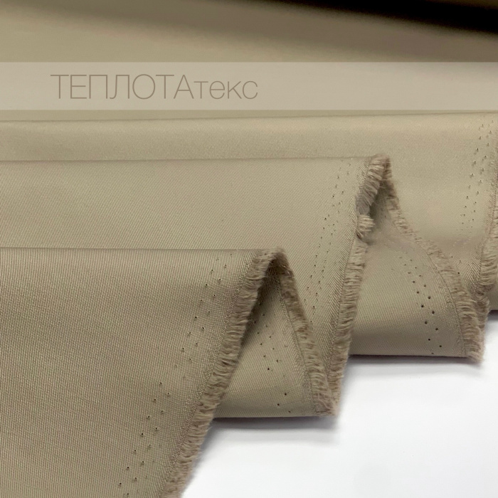 Ткань смесовая для пошива тренча, плетение твил (Серо-бежевый (4 - 21 lot 82))