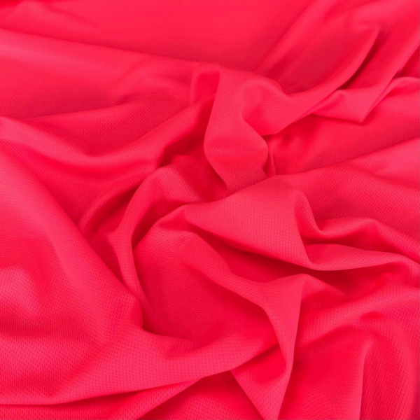 Ложная сетка, трикотажное полотно, ширина 165см (Коралл неон (Pink neon))