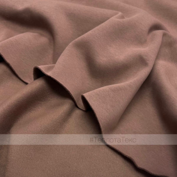 Футер 3х нитка Начес стриженный, Пенье (Какао)