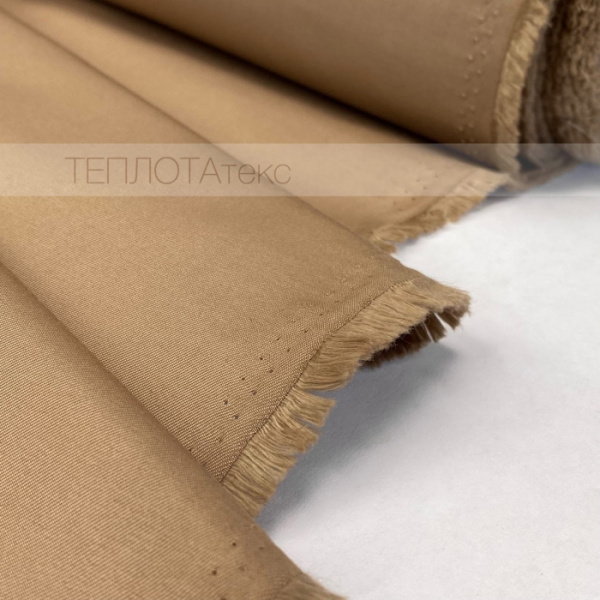 Ткань смесовая для пошива тренча, плетение твил (Бежевый D.beige 7 lot1 )